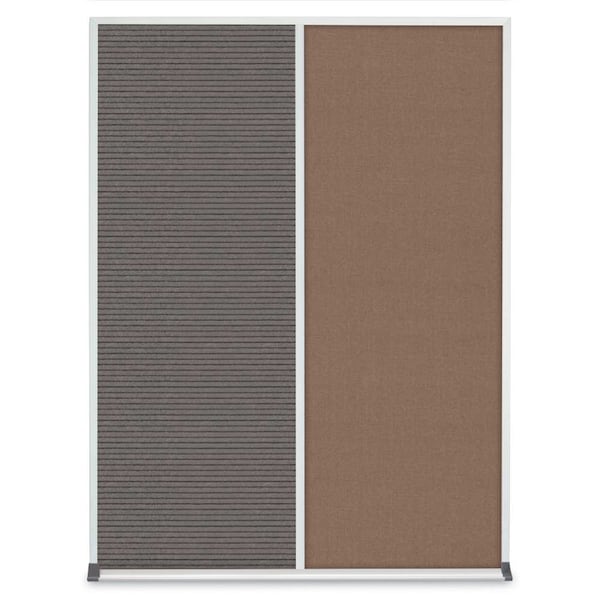 Double Door Radius Corkboard, 48"X36", B